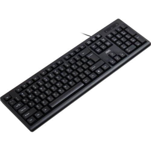 Клавиатура AOC KB100B USB UA Black (KB100B/97) Клавиатура AOC KB100B USB UA Black (KB100B/97)