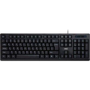 Клавіатура AOC KB100B USB UA Black (KB100B/97)