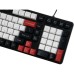 Клавиатура AOC GK116H1 LED USB UA White/Red/Black (GK116H1/97)