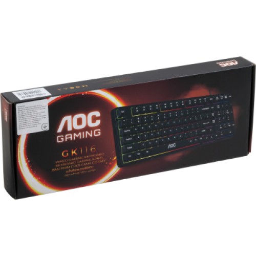 Клавиатура AOC GK116H1 LED USB UA White/Red/Black (GK116H1/97)