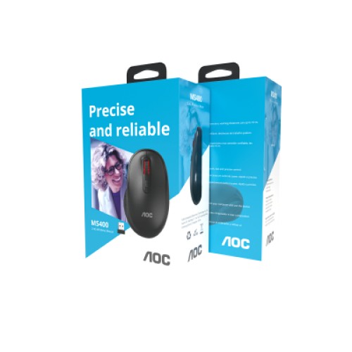 Мышка AOC MS400B Wireless Black (MS400B/LA)