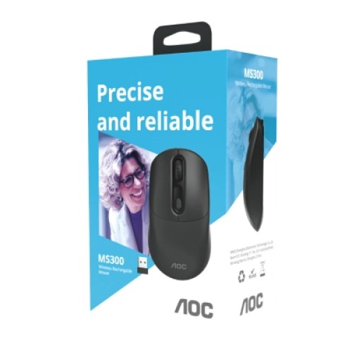 Мышка AOC MS300B Wireless/Bluetooth Black (MS300B/LA)