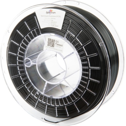 Пластик для 3D-принтера Spectrum PCTG Premium 1.75mm 1kg TRAFFIC BLACK (80665) Пластик для 3D-принтера Spectrum PCTG Premium 1.75mm 1kg TRAFFIC BLACK (80665)