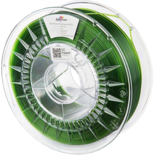 Пластик для 3D-принтера Spectrum PCTG Premium 1.75mm 1kg TRANSPARENT GREEN (80735) Пластик для 3D-принтера Spectrum PCTG Premium 1.75mm 1kg TRANSPARENT GREEN (80735)