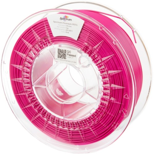 Пластик для 3D-принтера Spectrum PET-G Premium 1.75mm PINK 1kg (80539) Пластик для 3D-принтера Spectrum PET-G Premium 1.75mm PINK 1kg (80539)
