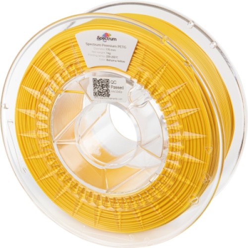 Пластик для 3D-принтера Spectrum PET-G Premium 1.75mm SIGNAL YELLOW 1kg RAL1003 (80604) Пластик для 3D-принтера Spectrum PET-G Premium 1.75mm SIGNAL YELLOW 1kg RAL1003 (80604)