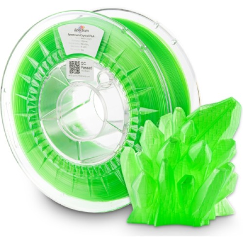 Пластик для 3D-принтера Spectrum PLA Crystal 1.75mm 1kg NEON GREEN (80888) Пластик для 3D-принтера Spectrum PLA Crystal 1.75mm 1kg NEON GREEN (80888)