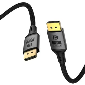 Кабель мультимедийный DisplayPort M to DisplayPort M 3.0m V2.1 16K black ColorWay (CW-CBDP092-BK)