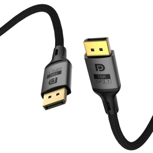 Кабель мультимедийный DisplayPort M to DisplayPort M 3.0m V2.1 16K black ColorWay (CW-CBDP092-BK)