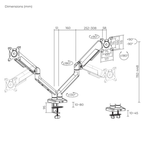 Кронштейн ITech LDT117-C024E Кронштейн ITech LDT117-C024E