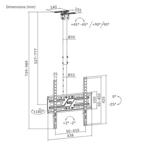 Кронштейн ITech Кронштейн ITech CELB-44S (CELB-44S) Кронштейн ITech Кронштейн ITech CELB-44S (CELB-44S)