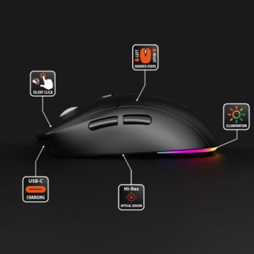 Мышка Media-Tech MT1124 Wireless Black (MT1124)