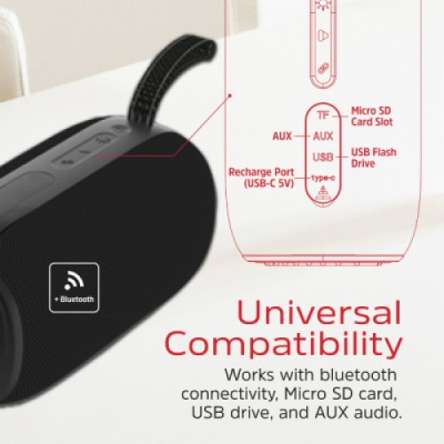 Акустическая система Energizer BTS163 Black (BTS163) Акустическая система Energizer BTS163 Black (BTS163)