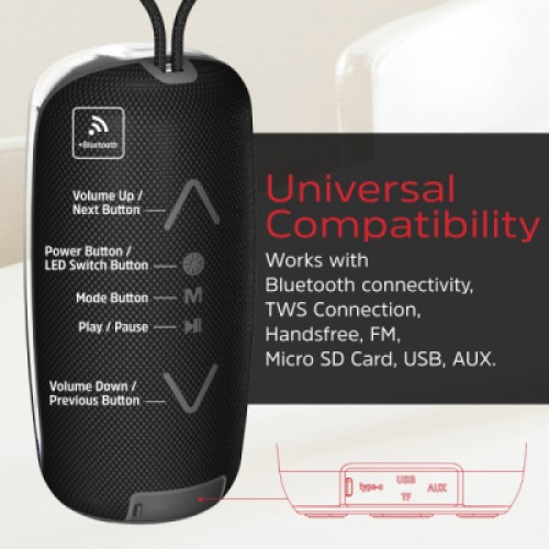 Акустическая система Energizer BTS164 Black (BTS164) Акустическая система Energizer BTS164 Black (BTS164)