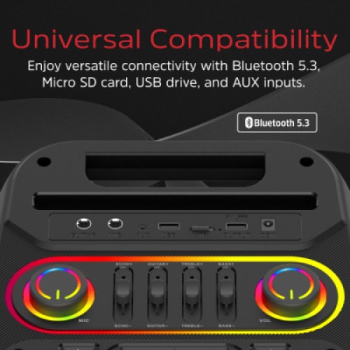 Акустическая система Energizer BTS566 Black (BTS566) Акустическая система Energizer BTS566 Black (BTS566)