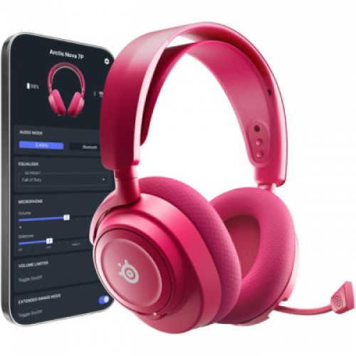 Наушники SteelSeries Arctis Nova 7P Gen 2 Wireless Magenta (61746) Наушники SteelSeries Arctis Nova 7P Gen 2 Wireless Magenta (61746)