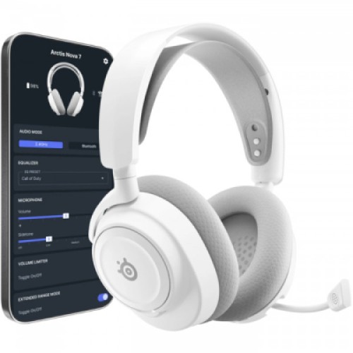 Наушники SteelSeries Arctis Nova 7P Gen 2 Wireless White (61745) Наушники SteelSeries Arctis Nova 7P Gen 2 Wireless White (61745)