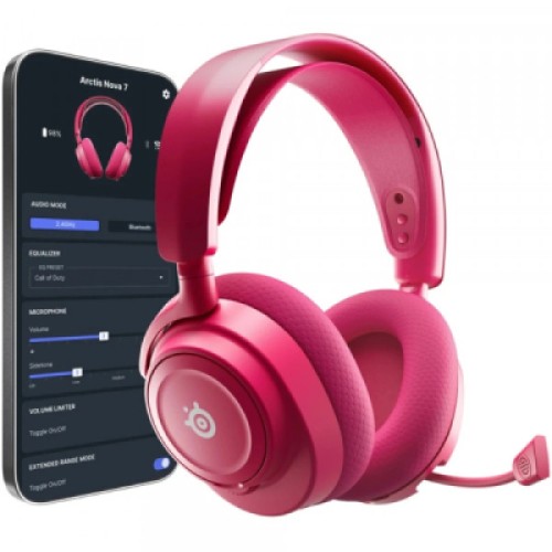 Наушники SteelSeries Arctis Nova 7X Gen 2 Wireless Magenta (61760) Наушники SteelSeries Arctis Nova 7X Gen 2 Wireless Magenta (61760)