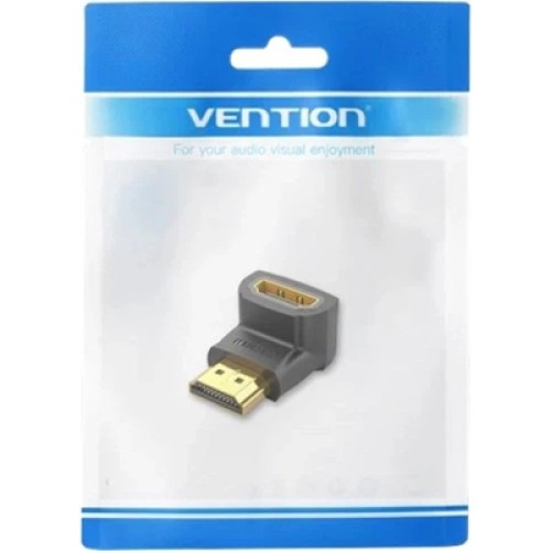 Переходник HDMI F to HDMI M 90° 4K 60Hz PVC Vention (AIOB0)