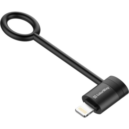 Переходник USB-C F to Lightning M black ColorWay (CW-AD-LC)