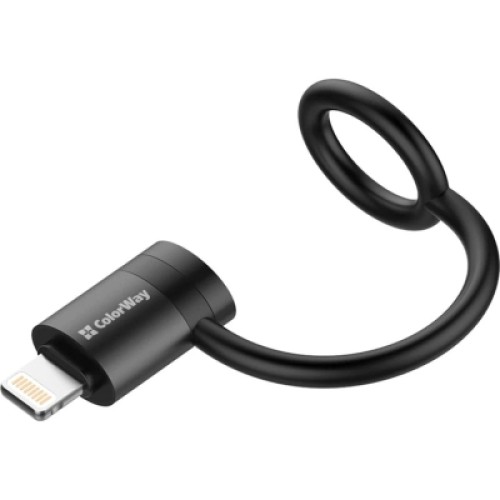 Переходник USB-C F to Lightning M black ColorWay (CW-AD-LC)