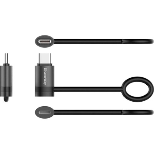 Переходник Lightning F to USB-C M black ColorWay (CW-AD-CL2)