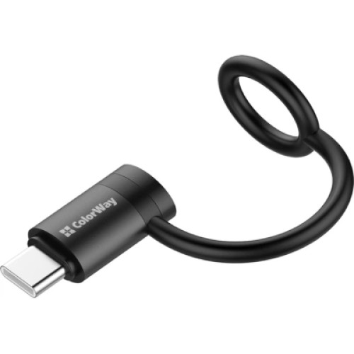 Переходник Lightning F to USB-C M black ColorWay (CW-AD-CL2)