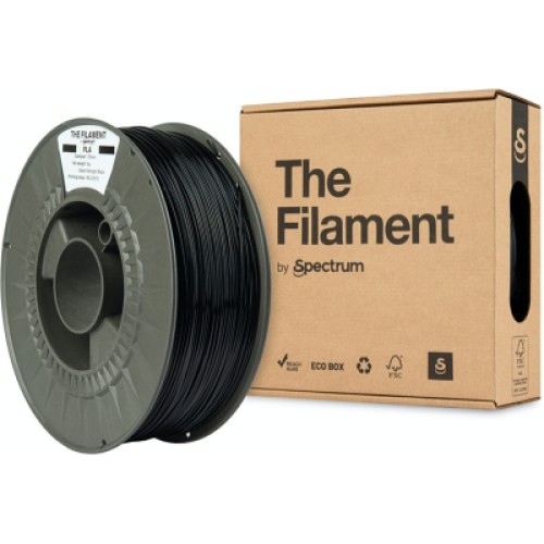 Пластик для 3D-принтера The Filament PLA 1.75mm 1kg MIDNIGHT BLACK (TF-24000)