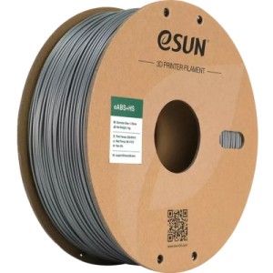 Пластик для 3D-принтера eSUN eABS-HIGH SPEED 1кг, 1.75мм, SILVER (EABS+HS-P175S1)