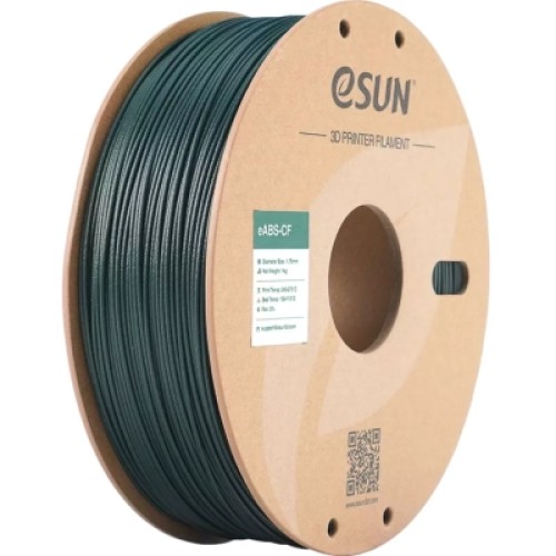 Пластик для 3D-принтера eSUN EABS-CF 1,75mm 1kg DARK GREEN (EABS-CF-P175AG1)