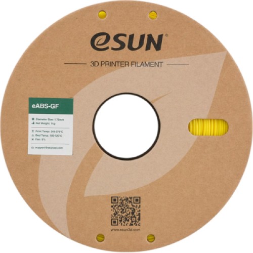 Пластик для 3D-принтера eSUN EABS-GF 1,75mm 1kg YELLOW (EABS-GF-P175Y1)