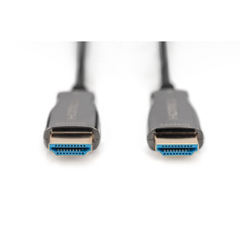 Кабель мультимедийный HDMI M to HDMI M 10m 4K AOC hybrid-fiber black Digitus (AK-330125-100-S) Кабель мультимедийный HDMI M to HDMI M 10m 4K AOC hybrid-fiber black Digitus (AK-330125-100-S)