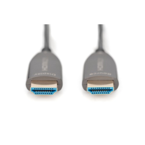 Кабель мультимедийный HDMI M to HDMI M 15m 8K AOC hybrid-fiber black Digitus (AK-330126-150-S) Кабель мультимедийный HDMI M to HDMI M 15m 8K AOC hybrid-fiber black Digitus (AK-330126-150-S)