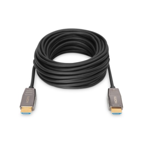 Кабель мультимедийный HDMI M to HDMI M 15m 8K AOC hybrid-fiber black Digitus (AK-330126-150-S) Кабель мультимедийный HDMI M to HDMI M 15m 8K AOC hybrid-fiber black Digitus (AK-330126-150-S)