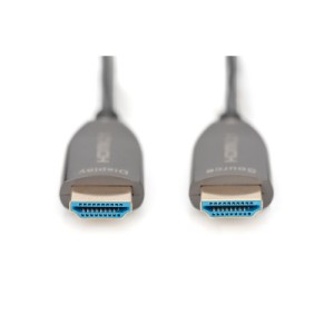 Кабель мультимедийный HDMI M to HDMI M 30m 8K AOC hybrid-fiber black Digitus (AK-330126-300-S)