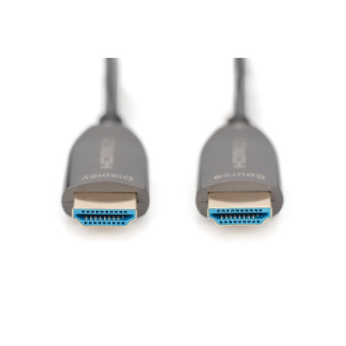 Кабель мультимедийный HDMI M to HDMI M 30m 8K AOC hybrid-fiber black Digitus (AK-330126-300-S) Кабель мультимедийный HDMI M to HDMI M 30m 8K AOC hybrid-fiber black Digitus (AK-330126-300-S)