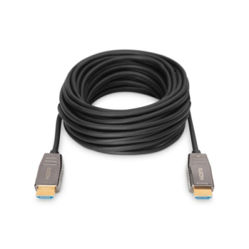 Кабель мультимедийный HDMI M to HDMI M 30m 8K AOC hybrid-fiber black Digitus (AK-330126-300-S) Кабель мультимедийный HDMI M to HDMI M 30m 8K AOC hybrid-fiber black Digitus (AK-330126-300-S)