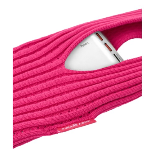 Чехол для мобильного телефона BeCover Knit Pocket universal Pink (715163)