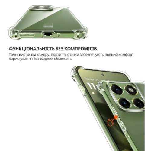 Чехол для мобильного телефона BeCover Anti-Shock Motorola Edge 70 Clear (715069) Чехол для мобильного телефона BeCover Anti-Shock Motorola Edge 70 Clear (715069)