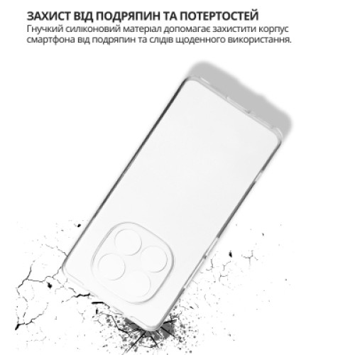 Чехол для мобильного телефона BeCover Poco M8 Transparancy (715056) Чехол для мобильного телефона BeCover Poco M8 Transparancy (715056)