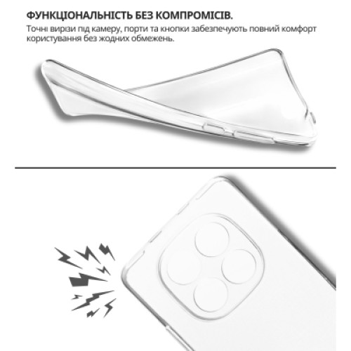 Чехол для мобильного телефона BeCover Poco M8 Transparancy (715056) Чехол для мобильного телефона BeCover Poco M8 Transparancy (715056)