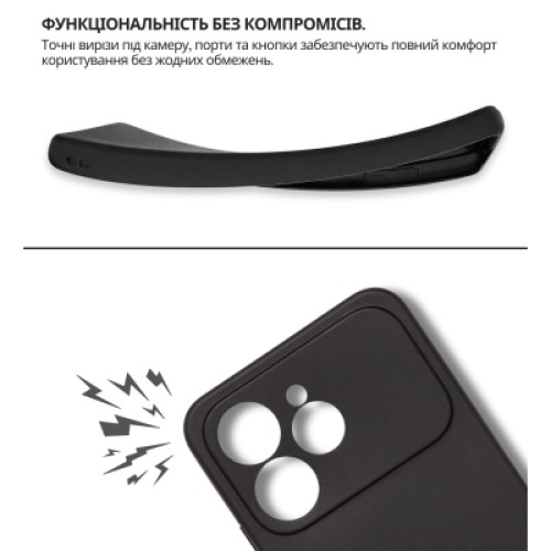 Чехол для мобильного телефона BeCover Tecno Spark 40 4G (KM5) Black (715061) Чехол для мобильного телефона BeCover Tecno Spark 40 4G (KM5) Black (715061)