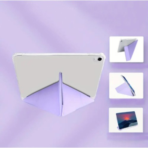 Чехол для планшета BeCover Ultra Slim Origami Transparent Apple iPad Air 11" M4 2026 Purple (715186) Чехол для планшета BeCover Ultra Slim Origami Transparent Apple iPad Air 11" M4 2026 Purple (715186)