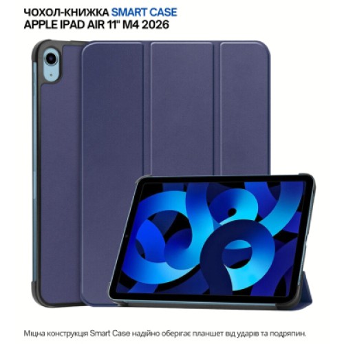 Чехол для планшета BeCover Smart Case Apple iPad Air 11" M4 2026 Deep Blue (715195)