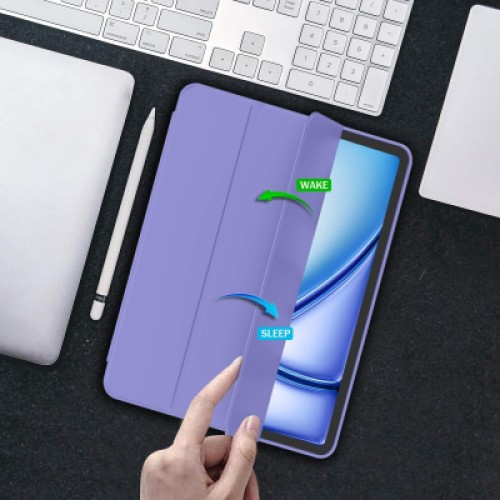 Чехол для планшета BeCover Tri Fold Soft TPU Apple iPad Air 11" M4 2026 Purple (715233) Чехол для планшета BeCover Tri Fold Soft TPU Apple iPad Air 11" M4 2026 Purple (715233)