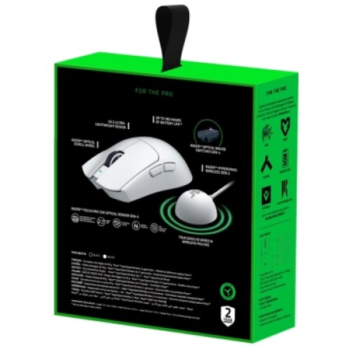 Мышка Razer Viper V4 PRO Wireless White (RZ01-05630200-R3G1)