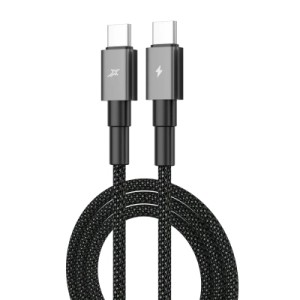 Дата кабель USB-C to USB-C 1.0m 100W black Grand-X (CC-08B)