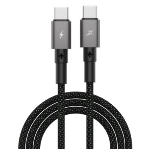 Дата кабель USB-C to USB-C 1.0m 100W black Grand-X (CC-08B)
