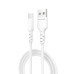 Дата кабель USB 2.0 AM to USB-C 1.0m 3A white Grand-X (PC-05W)