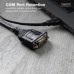 Кабель для передачи данных USB 2.0 AM to COM 1.8m DB9 RS232 FT232RNL black Digitus (DA-70172)